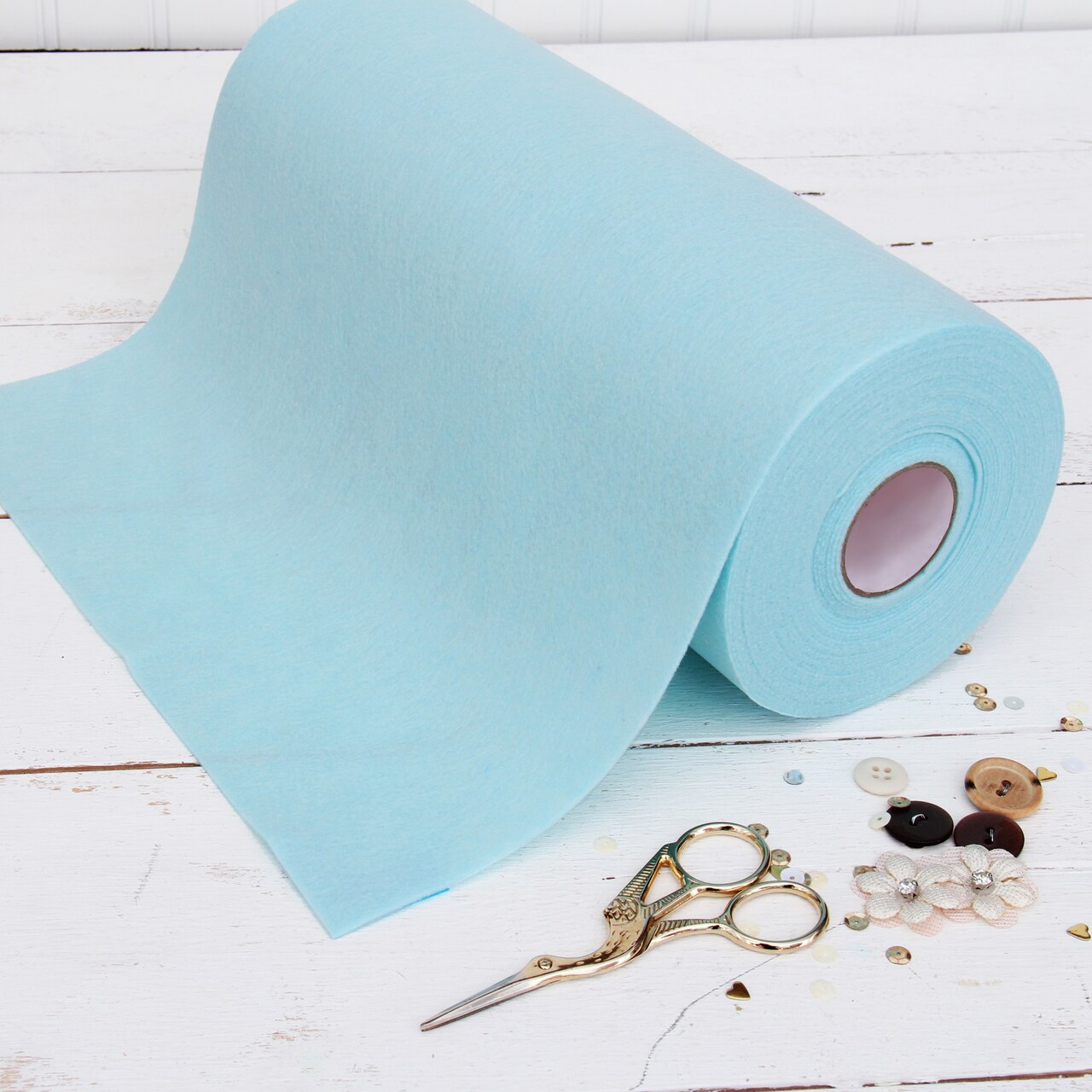 Threadart Premium Felt Roll - 12" x 10yd | Soft Wool-Like Feel | 1.2mm Thick for DIY Crafts, Sewing, Crafting Projects | Compatible with Cricut Maker